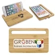 Bamboo Wireless Charging Pad with Phone Stand