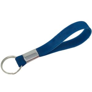 1/2" Silicone Wristband Key Tags