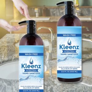 1 liter (34oz) Super Large USA Made Hand Sanitizer Gel