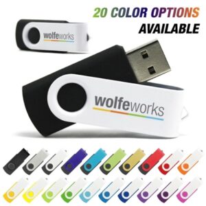 Yosemite - Plastic and metal swivel style USB flash drive.