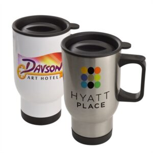 14 oz Stainless Steel Travel Mug - Full Color