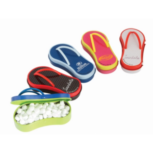 Flip-Flop Tin with Peppermints