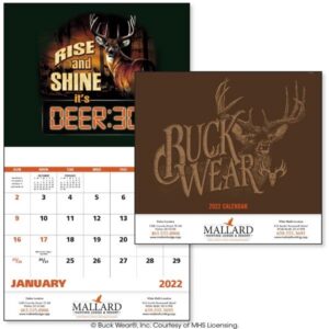 Buck Wear Stapled 2022 Calendar