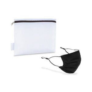 Reusable Pleated Face Mask and Storage Pouch Kit