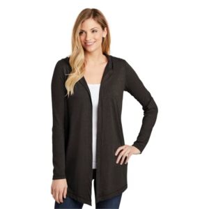 District Women's Perfect Tri Hooded Cardigan.
