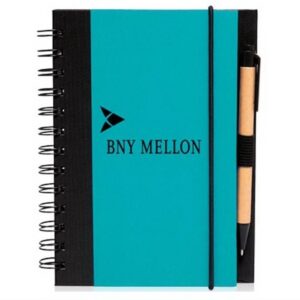 5 x 7 in Eco Friendly Spiral Notebook with Pen