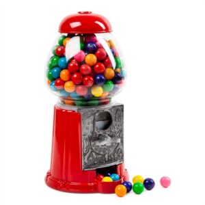 9" Petite Gumball Machine with gum