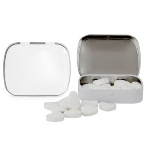 Domed Tin with Heart Shaped Mints