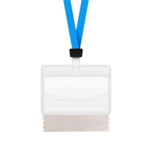 Silver-Sponsor Ribbon 4"L x 1.625"W Badge Ribbons