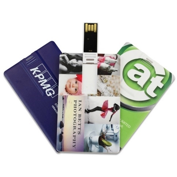 Credit Card USB Flash Drive - Custom Full color quick ship