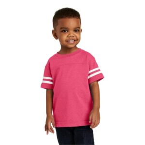 Rabbit Skins Toddler Football Fine Jersey Tee.