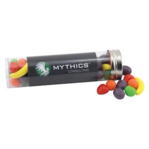 Runts Candy in a 5 " Plastic Tube with Metal Cap