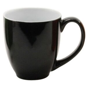 14 oz Colored Ceramic Coffee Mug with White Interior