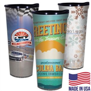 24 oz Big Travel Tumbler w/ Full color Wrap Double Wall Mug