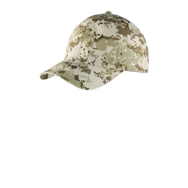 Port Authority Digital Ripstop Camouflage Cap.