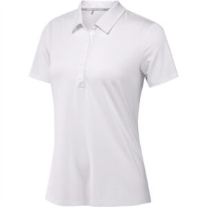 Adidas Women's Microdot Short Sleeve Polo Shirt
