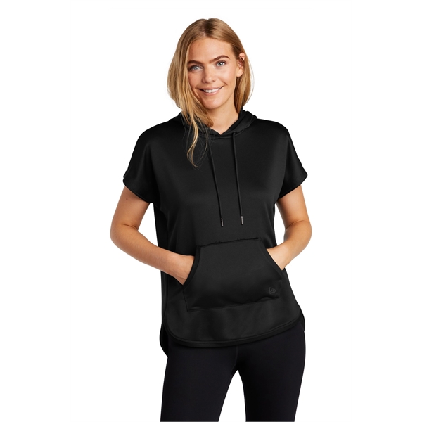 New Era Women's Performance Terry Short Sleeve Hoodie