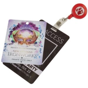 Full-Color Badge Reel & PVC Card Combo