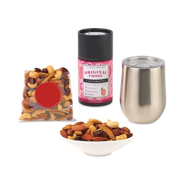 Corkcicle® Sip Rose & Snack Gift Set