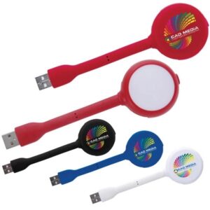 4-Port USB Hub and LED Light