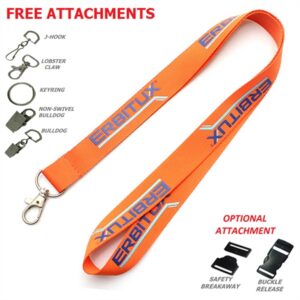 3/4" Polyester Lanyard Top Seller Custom Printed ID Holder