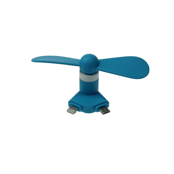 Mini USB Fan with Lightning and Micro USB