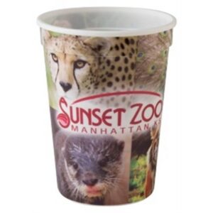 12 oz. Smooth Walled Stadium Cup with RealColor360 Imprint