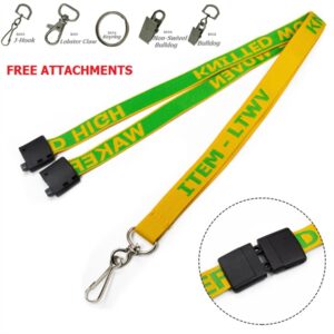 Woven Lanyards w/ Safety Breakaway Custom Safety Lanyards