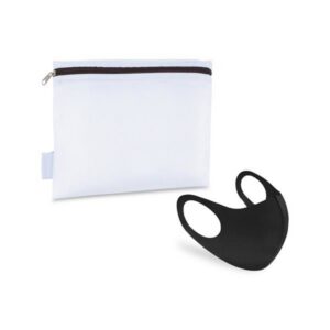 Reusable Stretch Face Mask and Storage Pouch Kit
