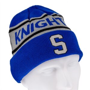 Completely Custom Knitted Beanie with Cuff and Embroidery