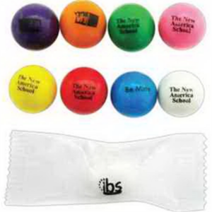Imprinted Small Gumballs Cello Wrapped