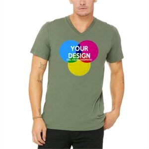 3-Piece Low Min Bella Canvas Full Color 4.4oz Cotton T Shirt