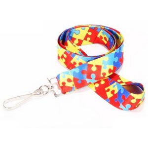 USA made Lanyard - 5/8" Dye-Sublimation w/ J-hook