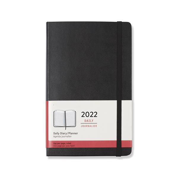 Moleskine® Hard Cover Large 12-Month Daily 2022 Planner