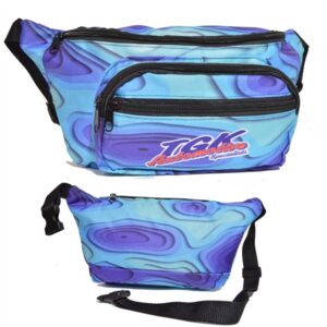 4 Zipper Fanny Pack w/ Full Wrap Sublimation Waist Bag