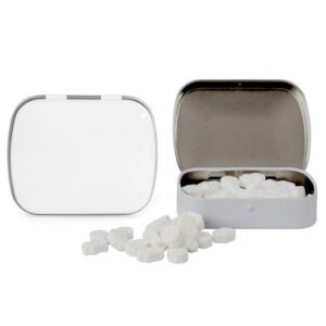 Domed Tin with Dollar Sign Shaped Mints