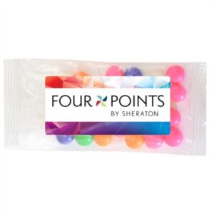 Large Bountiful Bag Full Color Label with Gumballs