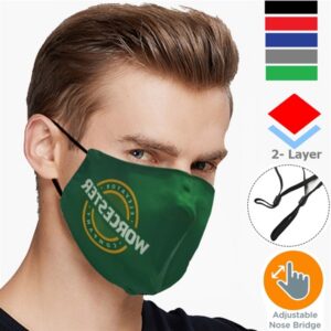 2-Layer Face Mask w/ Personalized Logo Adjustable Masks