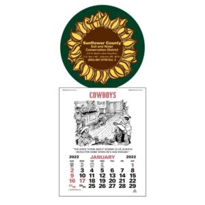 Supersize HDR Cowboy Calendar 12M