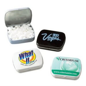 Domed Tin with Mint Shapes