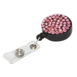 Bling Rhinestone Badge Reels