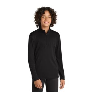 Sport-Tek Youth PosiCharge Competitor 1/4-Zip Pullover.