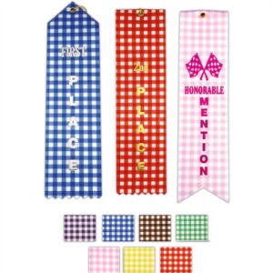 Gingham Custom Ribbon