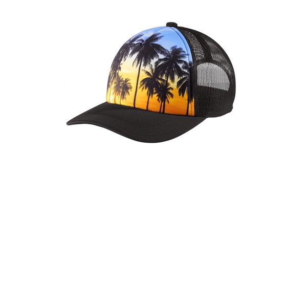 Port Authority Photo Real Snapback Trucker Cap