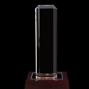 Vertical Highlight Award with Lighted Base