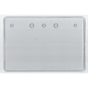 USA Made 3 5/8"W x 2 1/4"H Horizontal Badge Holder