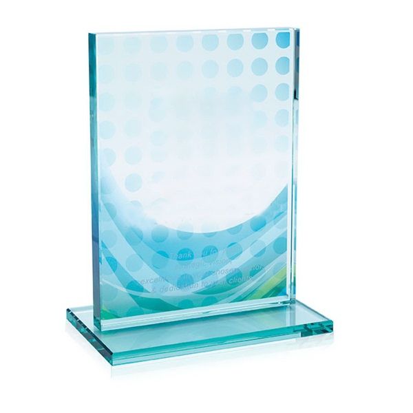 Jade Award with Jade Base-Vertical-Large
