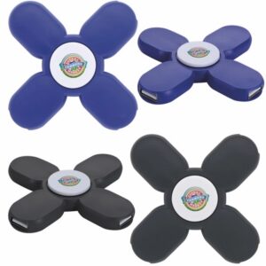 3-Port USB 2.0 Spinner-Hub