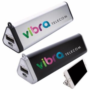 Triangle Power Bank 2200 mAh with Suction Phone Stand