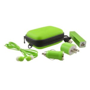 Tech Travel Kit with Zippered Case